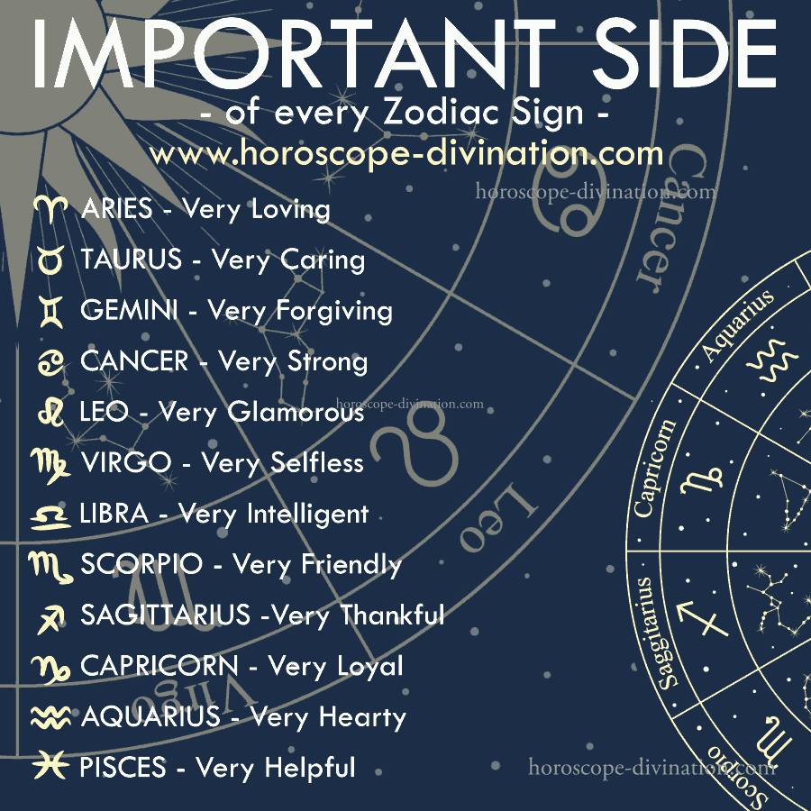 important side of zodiac signs in astrology meme