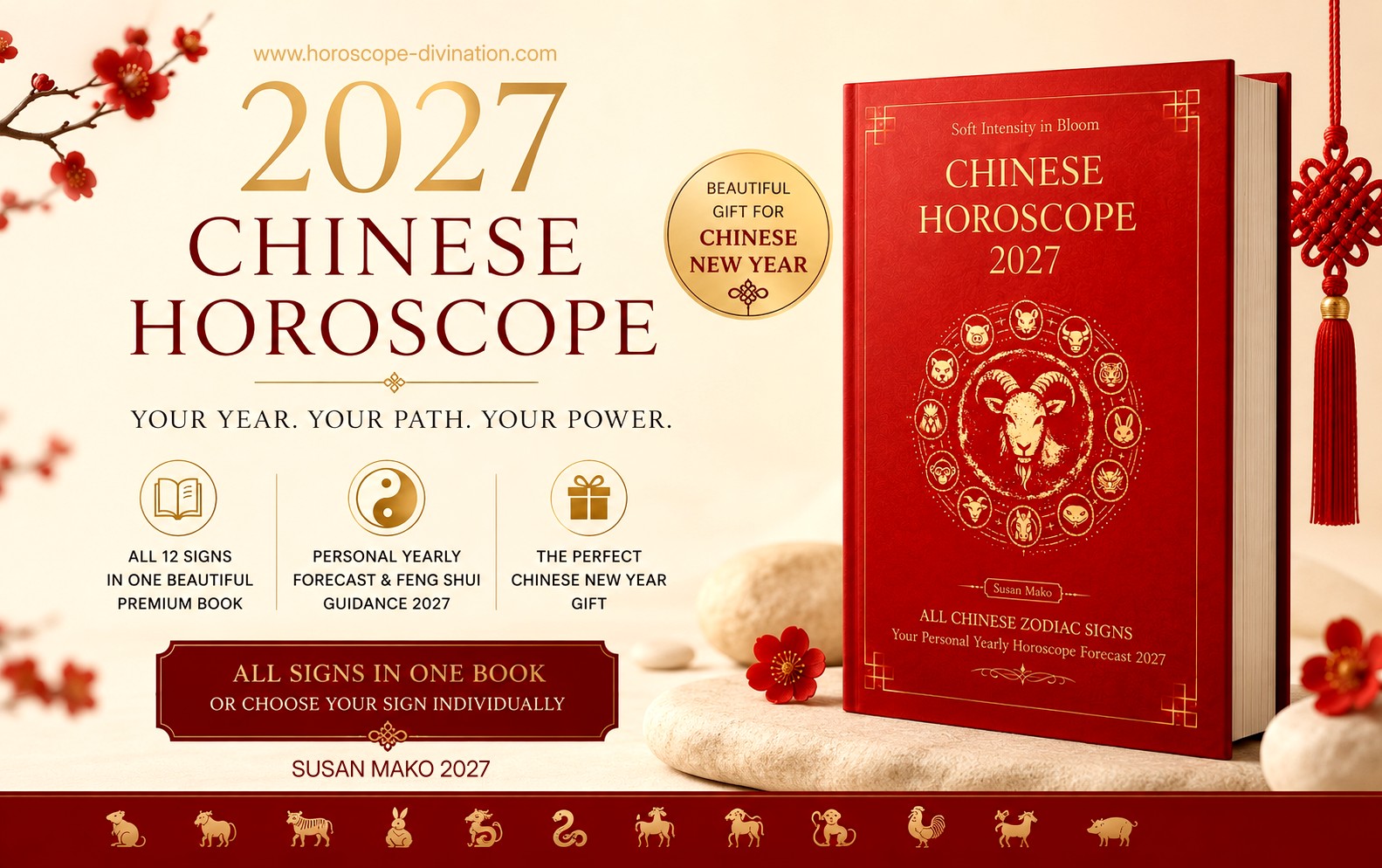 chinese horoscope 2027 for all zodiac signs and feng shui 2027 pig, dog, monkey, rooster, goat, horse, snake, tiger, dragon, rabbit, ox, rat