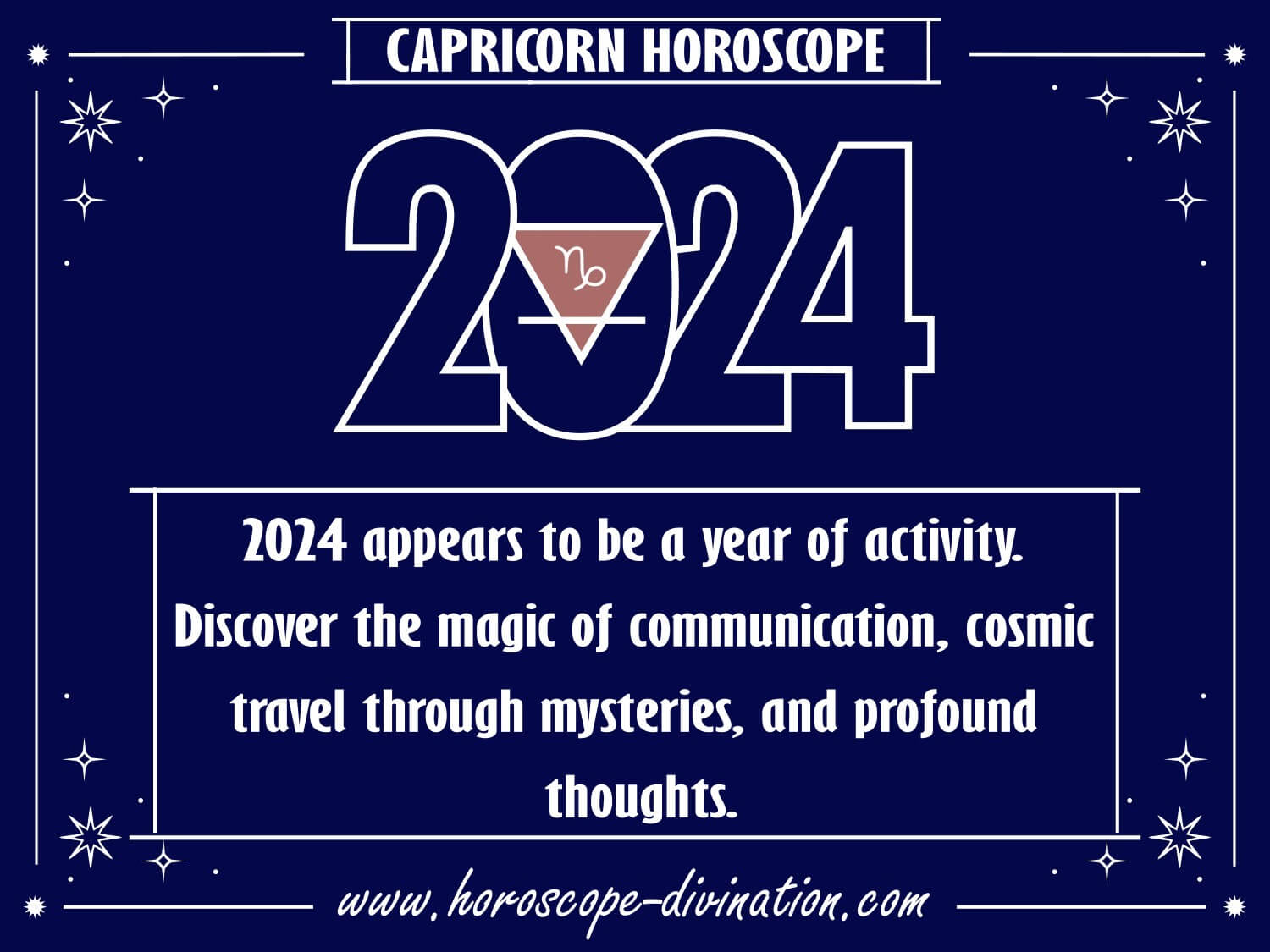 Capricorn Horoscope 2024 Yearly predicton on