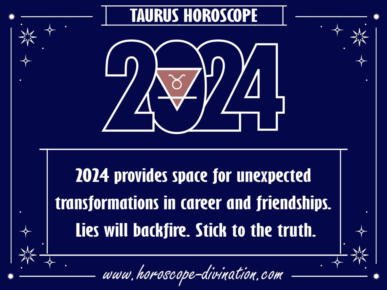 Taurus Horoscope 2024 Yearly predicton on