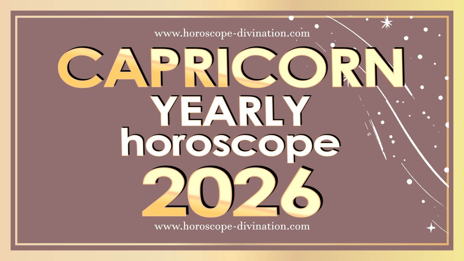 capricorn horoscope 2026