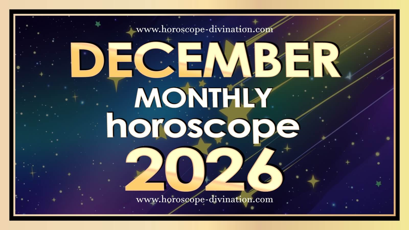 December horoscope 2026