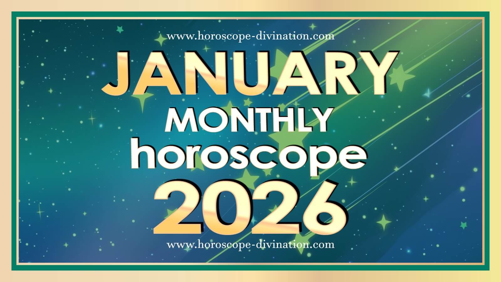 January horoscope 2026