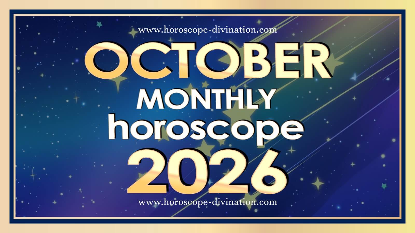 October horoscope 2026