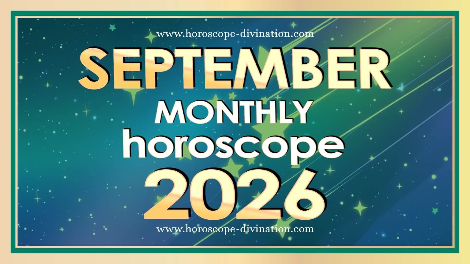 September horoscope 2026