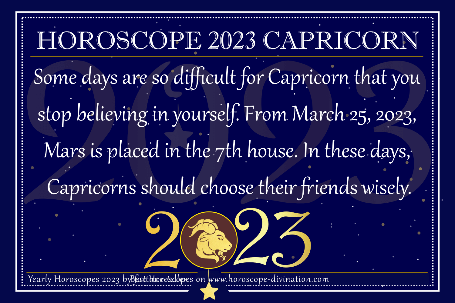 Horoscope2023 Capricorn 