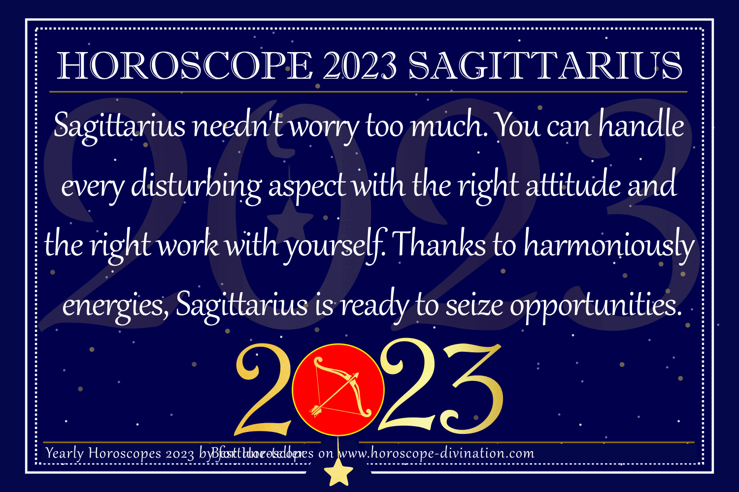 Yearly Horoscope Sagittarius 2023's Positive & Negative News for