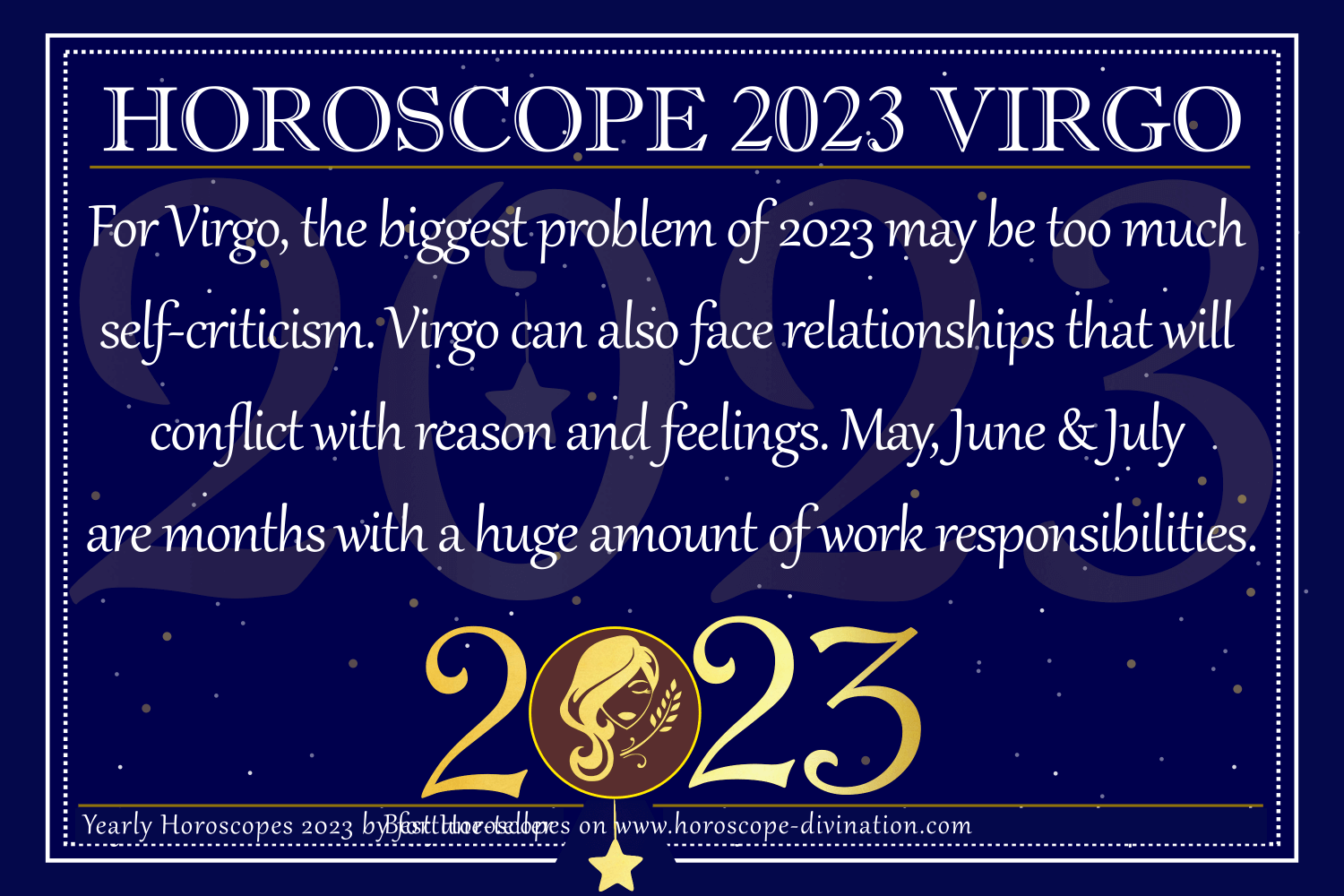 Yearly Horoscope Virgo 2023's Positive & Negative News for Virgo