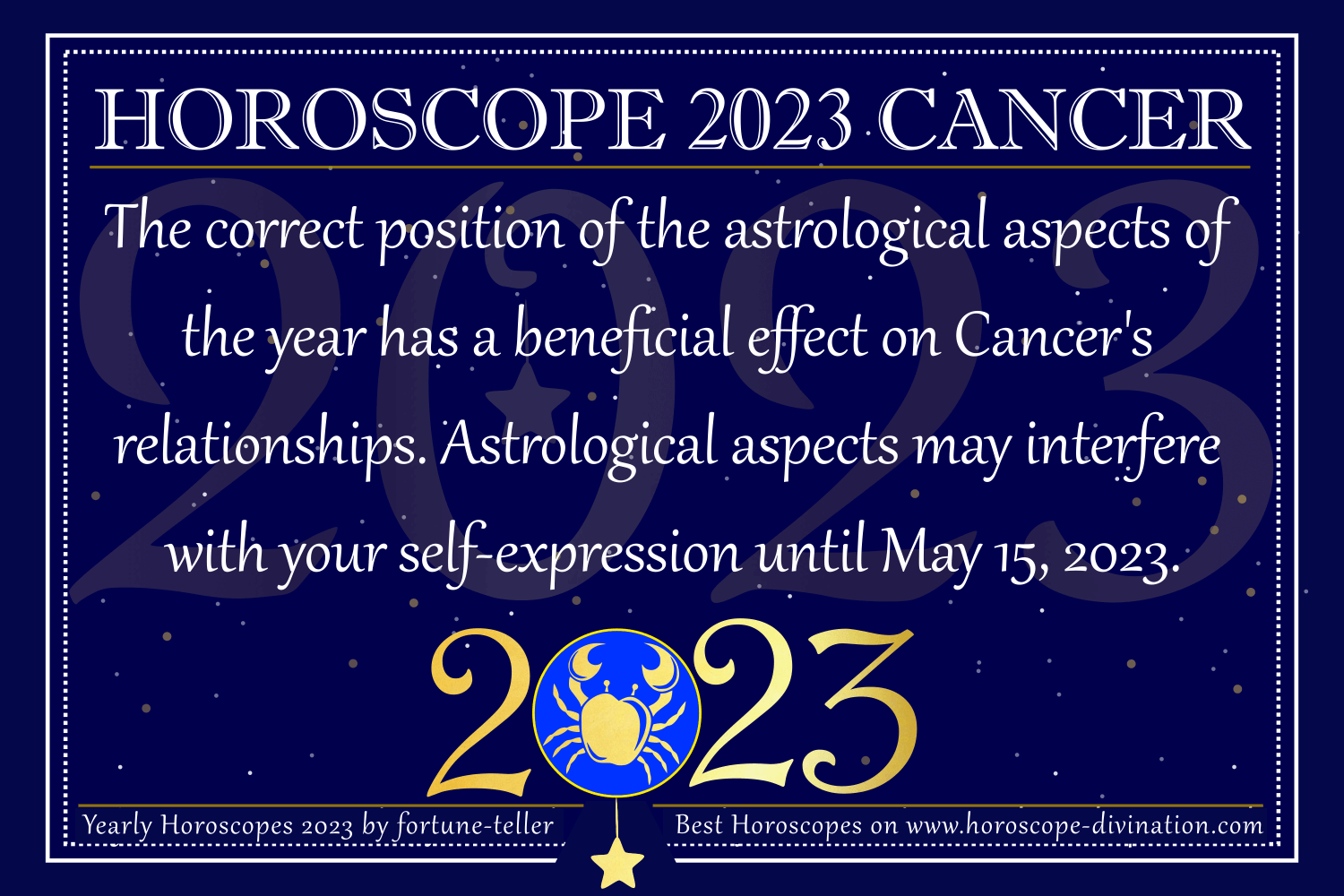 Cancer Horoscope 2023 Love & Pregnancy