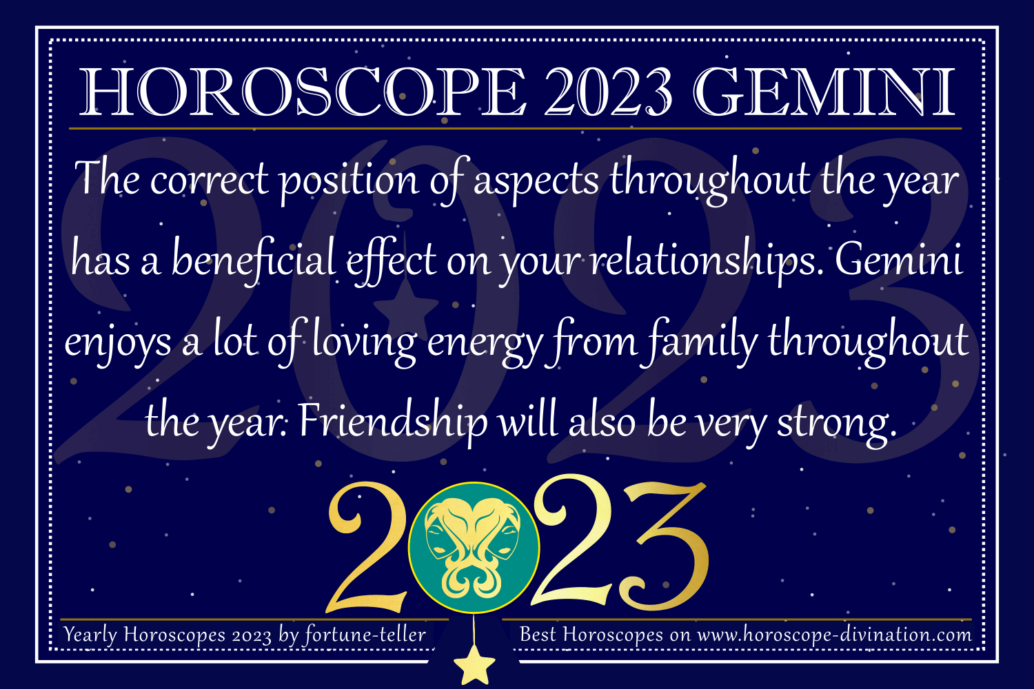 Gemini Horoscope 2023 Love & Pregnancy