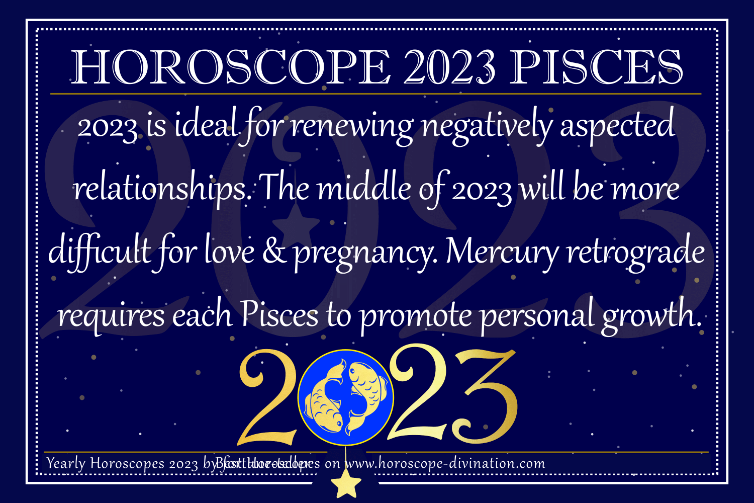 Pisces Horoscope 2023 Love & Pregnancy