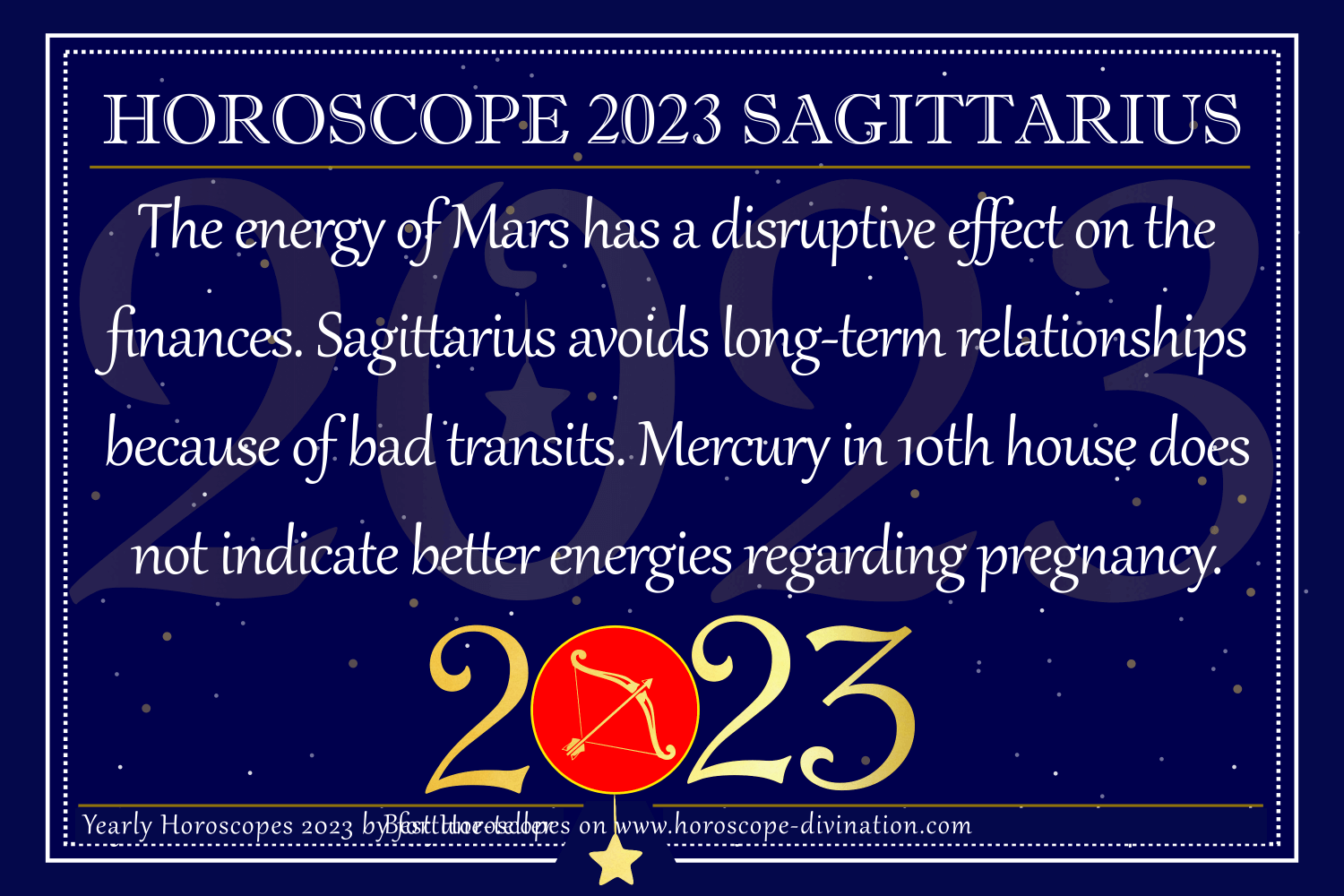 Sagittarius Horoscope 2023 Love & Pregnancy