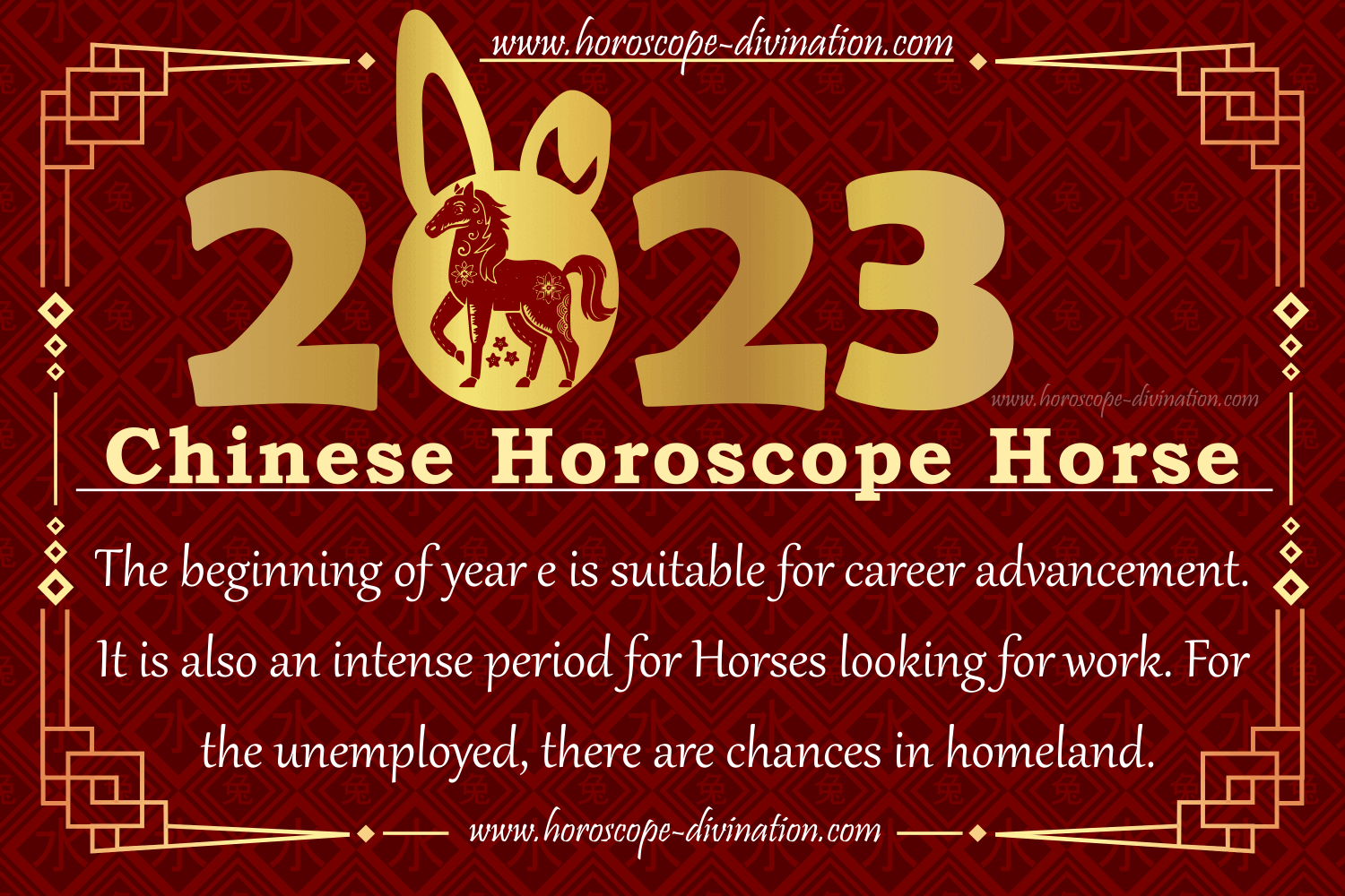Yearly Horse Horoscope 2023 Horse Health & Work Prediction