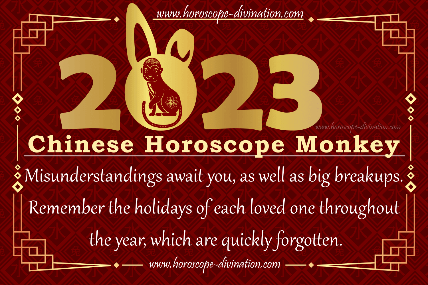 Monkey Chinese Horoscope 2023 Love Relationship