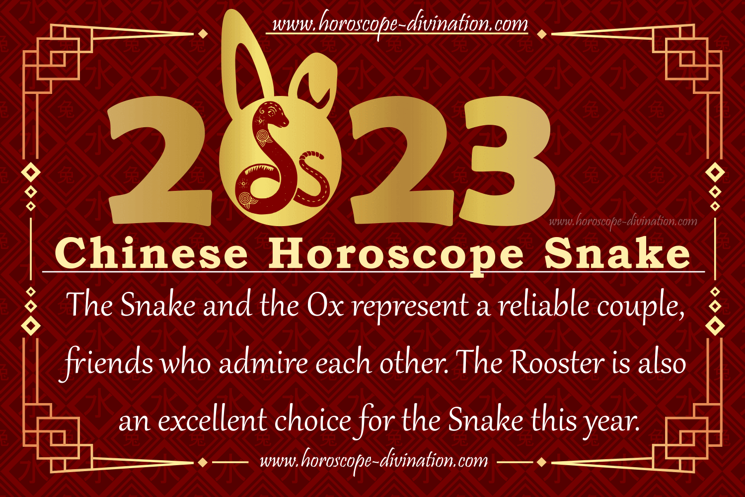 Snake Chinese Horoscope 2023 Love & Relationship