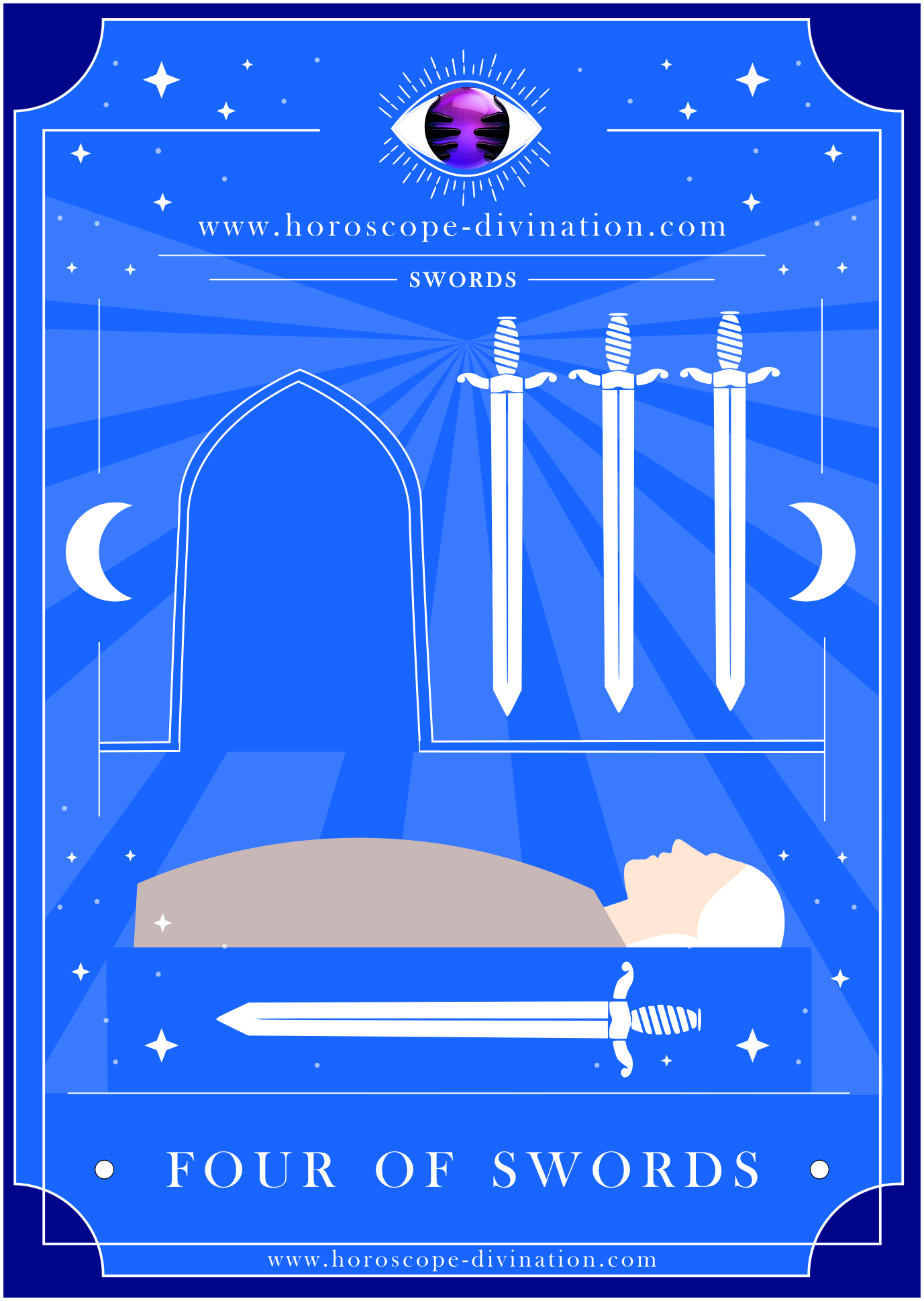 four of swords card of the day