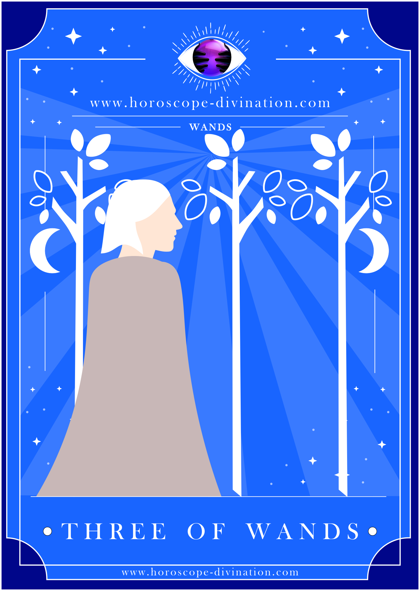 Tarot Card Of the Day — Three of Wands Free Reading