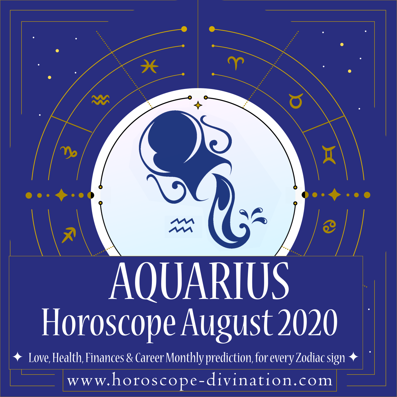 August 2020 Horoscope for Aquarius zodiac sign