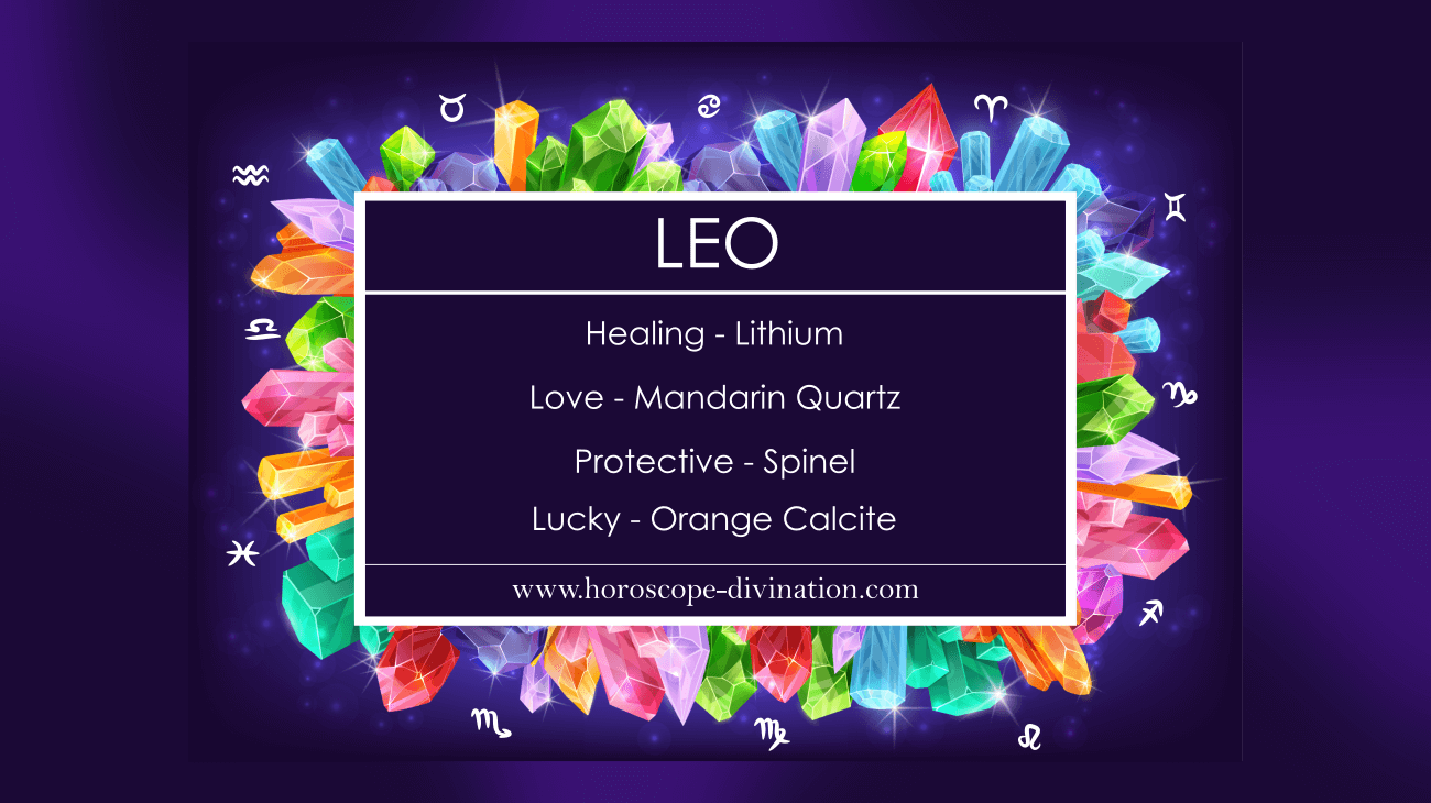 Leo Lucky Stone, healing, protection and love - Leo Gemstones