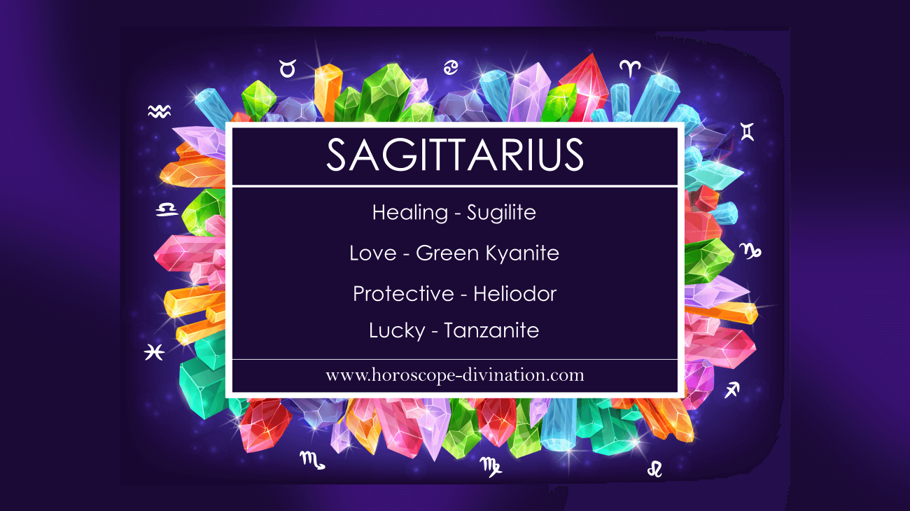 Sagittarius Lucky Stone, healing, protection and love - Sagittarius Gemstones