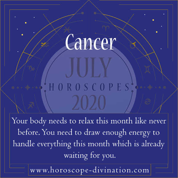 July 2020 Cancer Horoscope