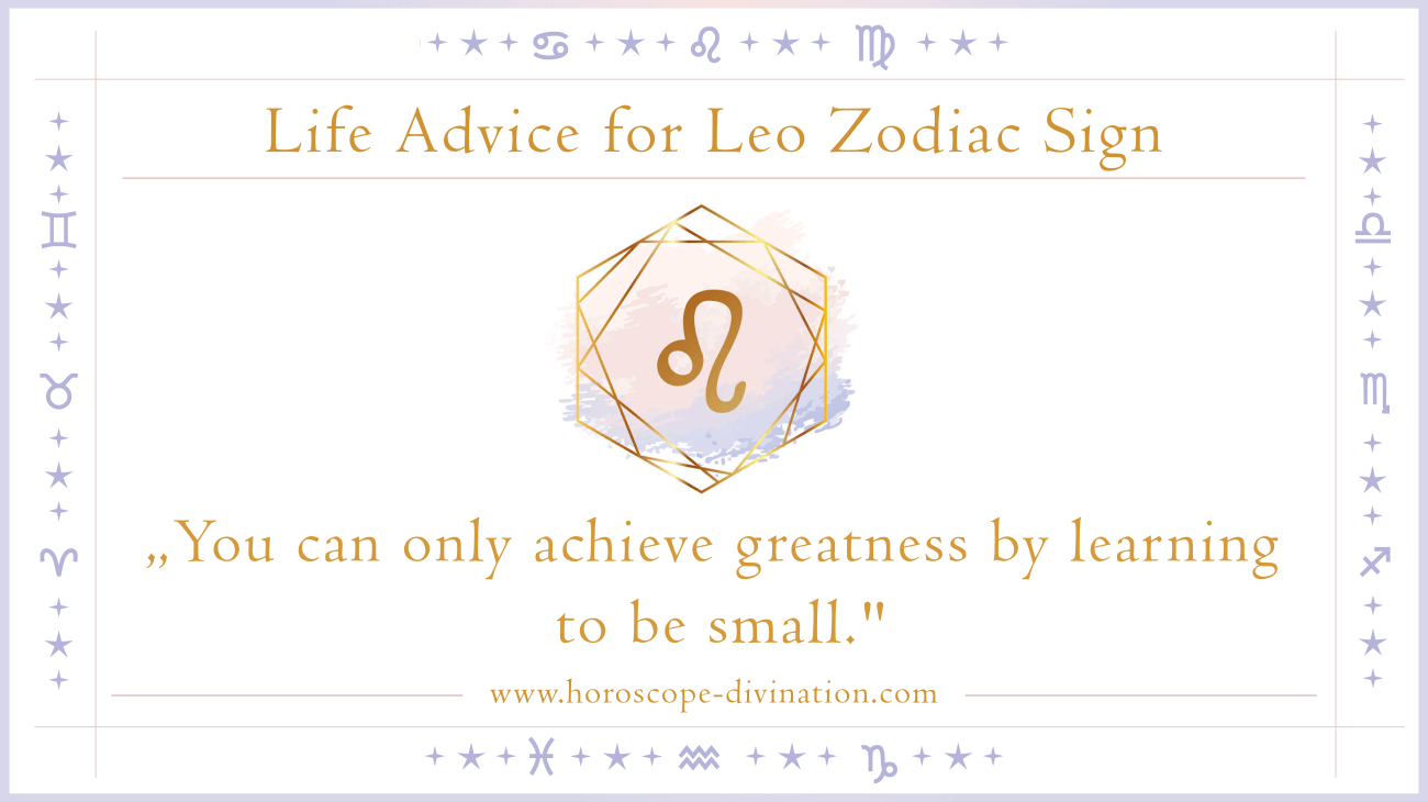 Leo zodiac sign - best zodiac advice and motivation