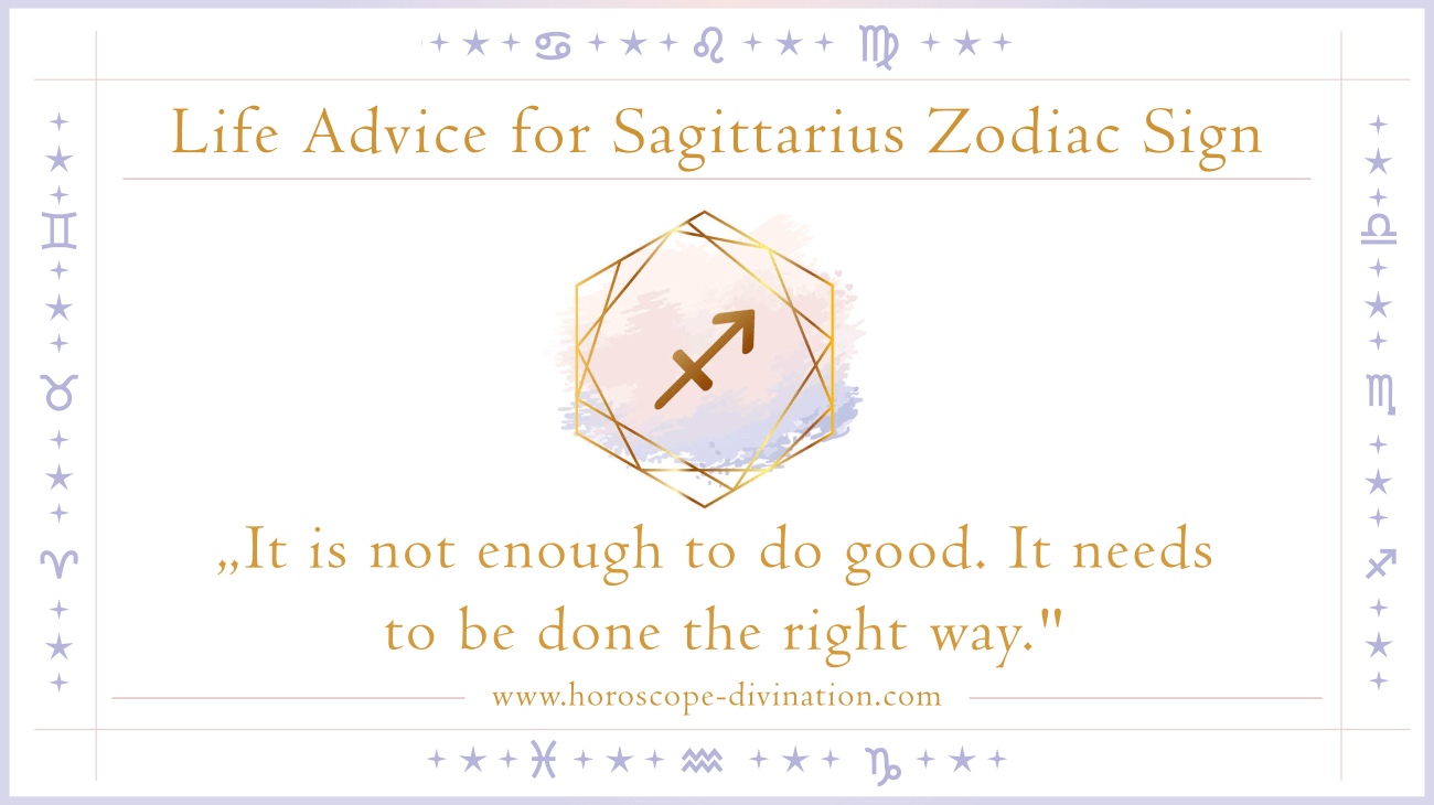 zodiac life motivation for Sagittarius