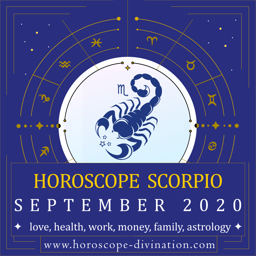 September 2020 Horoscope for Scorpio