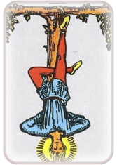 hanged man - tarot card of the day