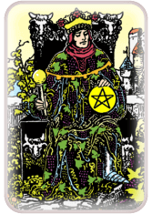 daily tarot reading - tarot card King of Pentacles