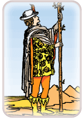 daily tarot reading - tarot card Page of Wands