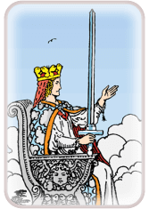 daily tarot reading - tarot card Queen of Swords