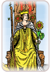 daily tarot reading - tarot card Queen of Wands
