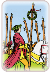 daily tarot reading - tarot card Six of Wands