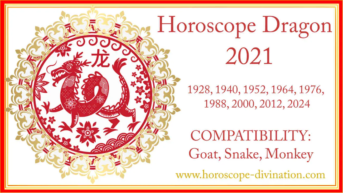 Chinese Horoscope 2021 Dragon White Metal Ox Year ⬅️