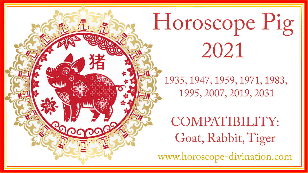 Chinese Horoscope 2021 Pig White Metal Ox Year 