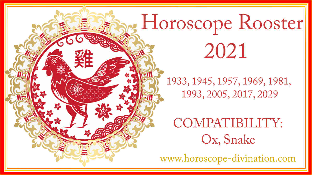 Chinese Horoscope 2021 Rooster