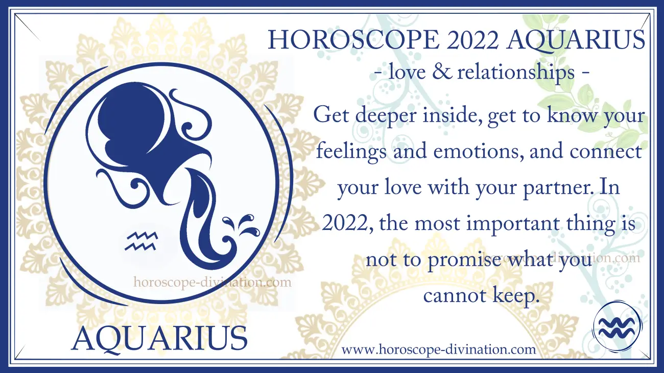 Aquarius: Horoscope 2022 - Astrology Prediction 2022