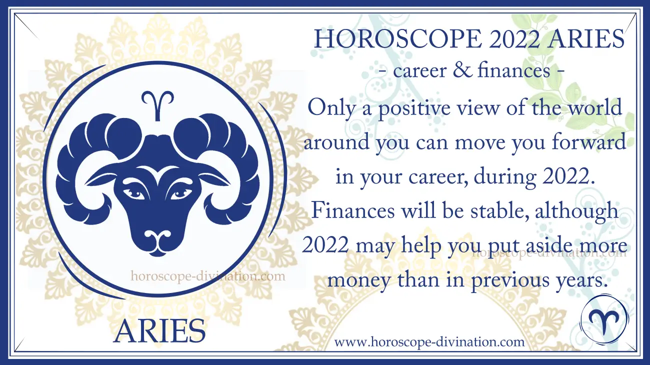 money and work horoscope 2022 aries