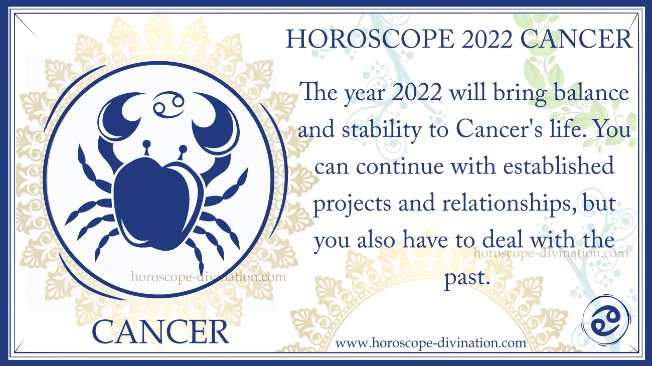 Horoscope Cancer 2022