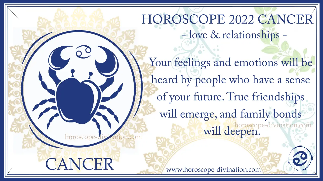 love and relationships horoscope 2022 Cancer