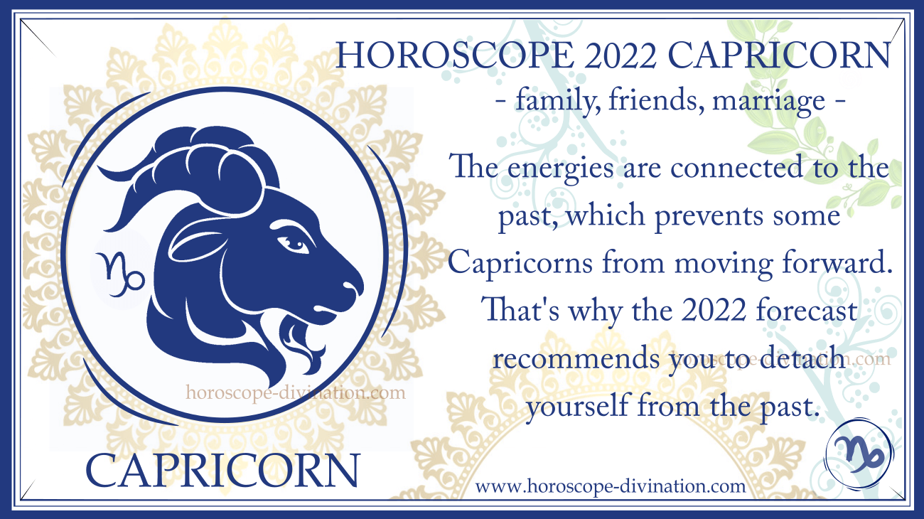 Horoscope Capricorn 2022 Family, pregnancy, marriage
