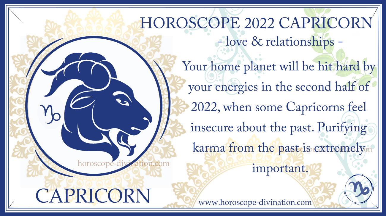 love and relationships horoscope 2022 Capricorn