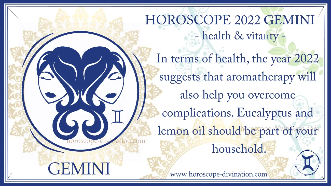 health horoscope 2022 Gemini