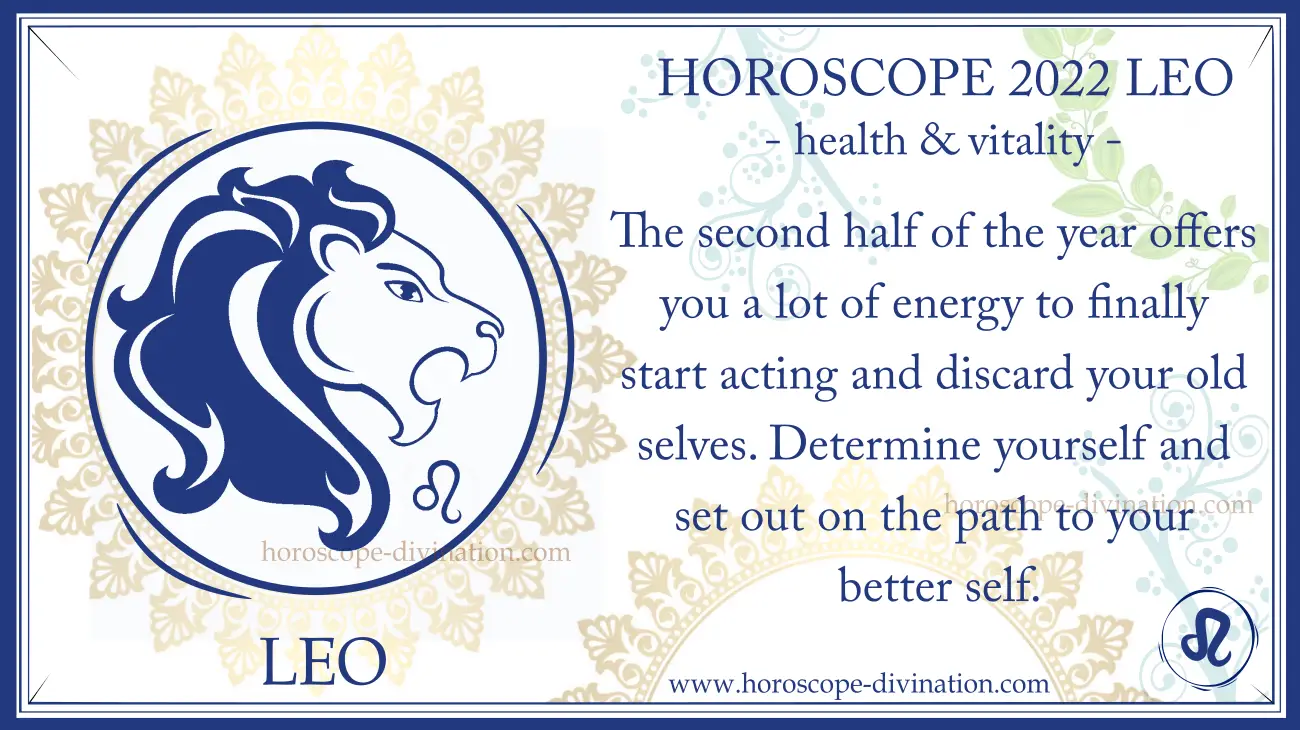 health horoscope 2022 Leo