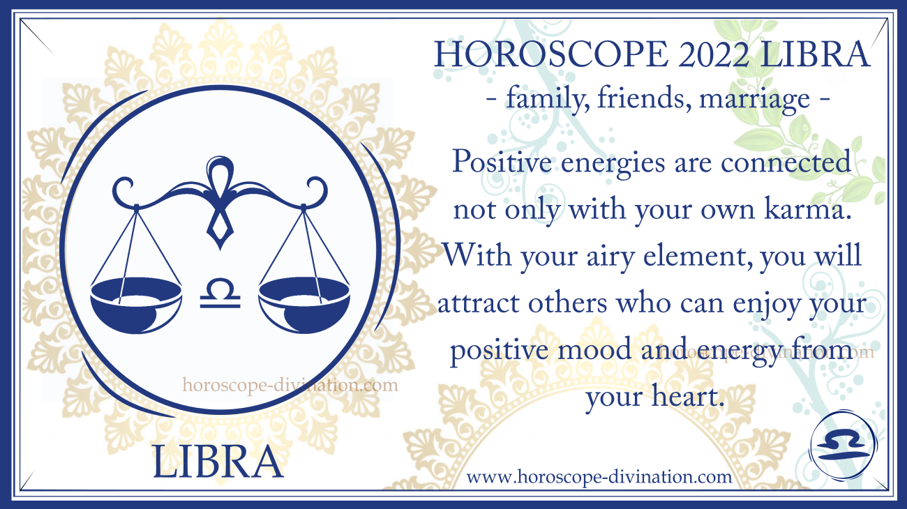 Horoscope Libra 2022 Family, pregnancy, marriage