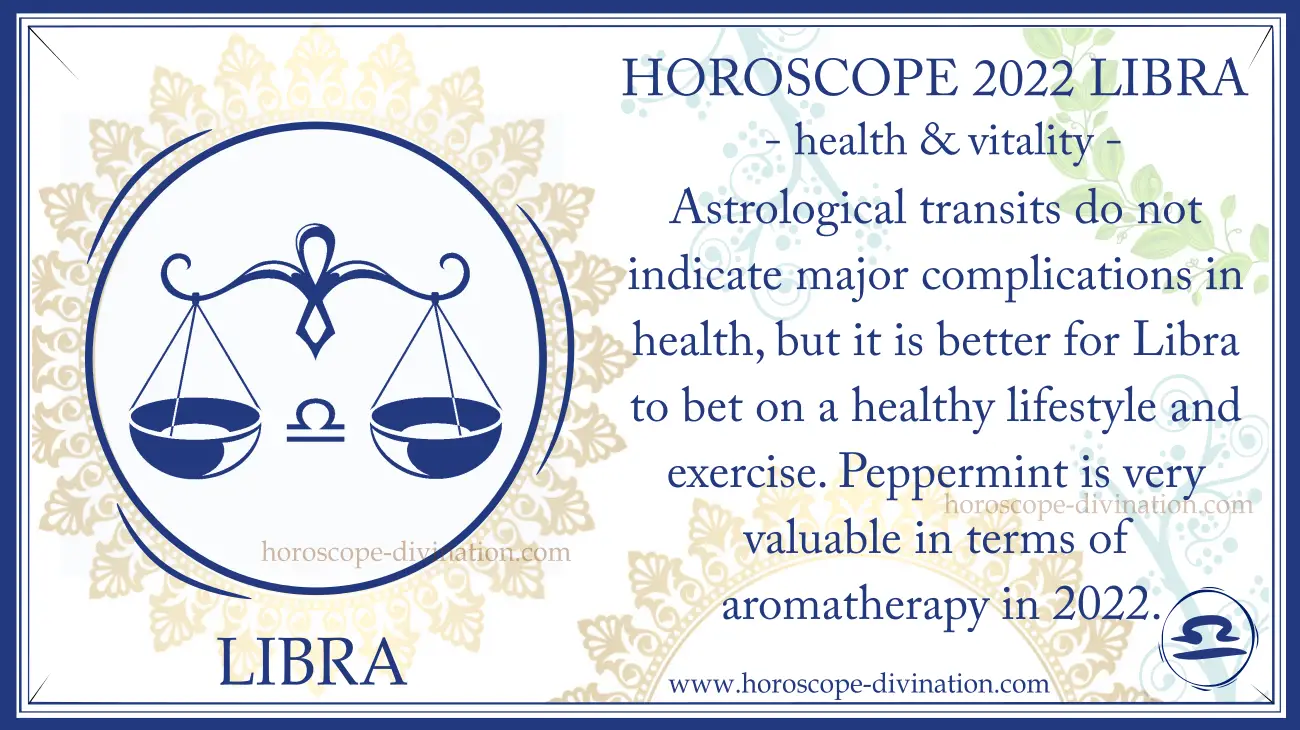 health horoscope 2022 Libra