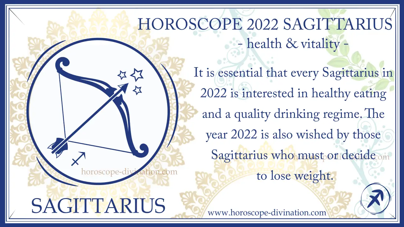 health horoscope 2022 Sagittarius