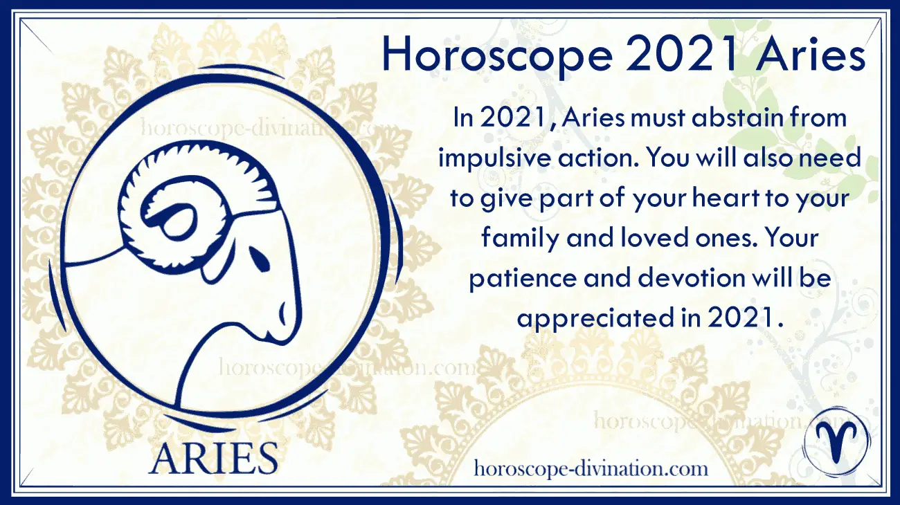 2021 horoscope Aries