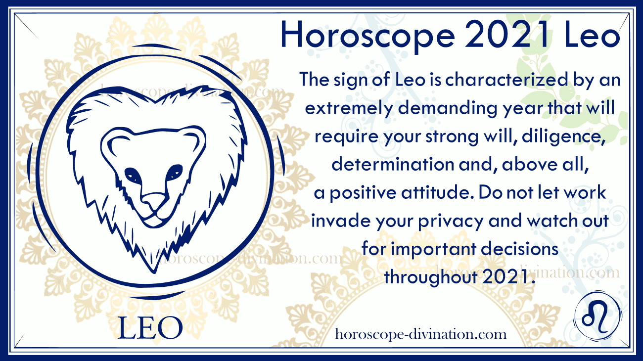 horoscope Leo 2021